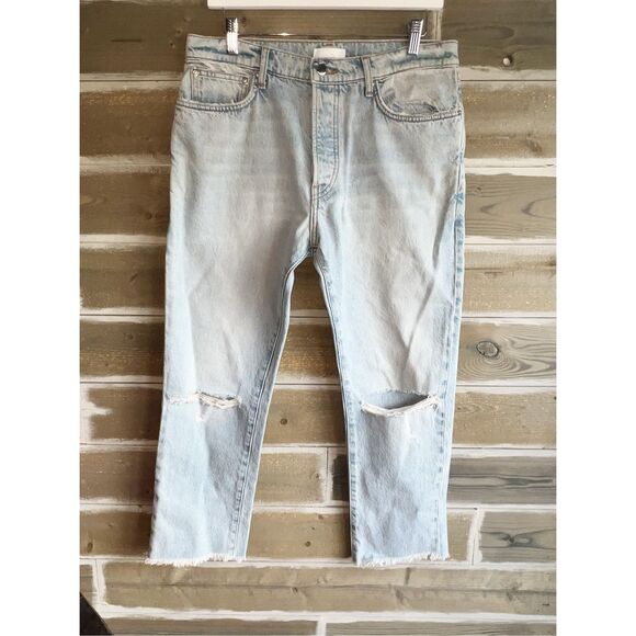 SABLYN DENIM STRAIGHT CROP NWOT SIZE 28